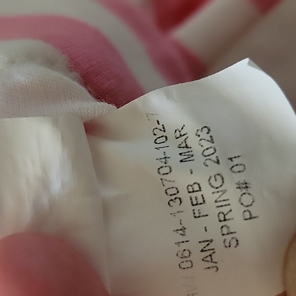 The Beaufort Bonnet Company Pink White Striped Strawberry Sleeveless Top Girls 6 - Picture 10 of 10